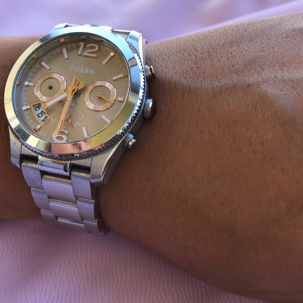 Fossil Watch Silver/rose Gold